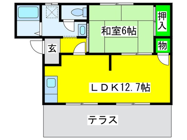 フレグランス元町の物件間取画像